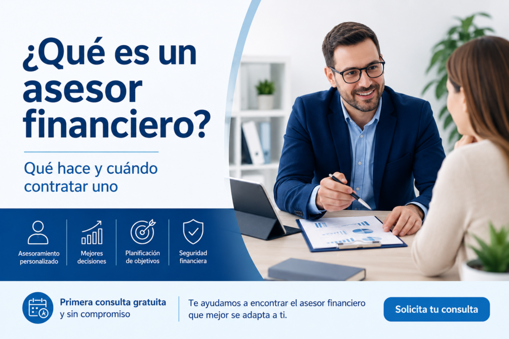 ¿Qué es un asesor financiero?